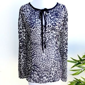Animal Print Blouse